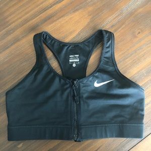 Nike Dri-Fit Zip Front Sports Bra